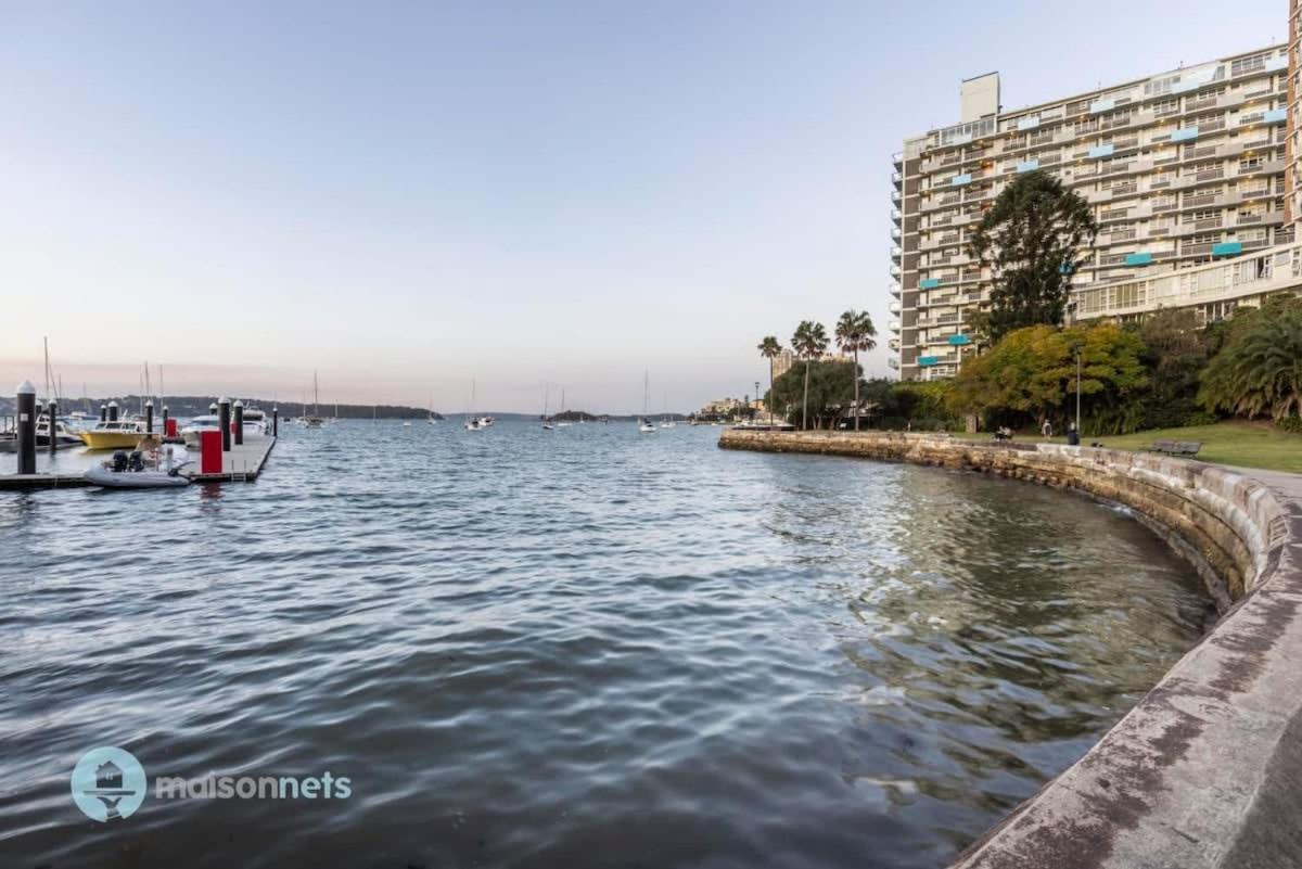 Studio Apt With Parking Balcony & Water Views Sidney Exterior foto
