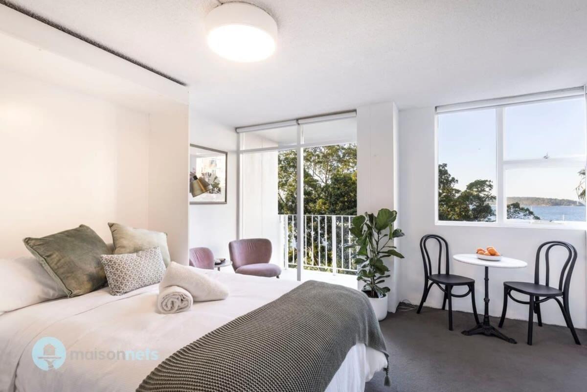 Studio Apt With Parking Balcony & Water Views Sidney Exterior foto